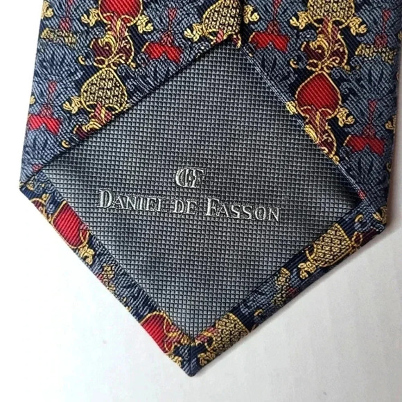 Daniel de Fasson Men's Necktie - Picture 5 of 6